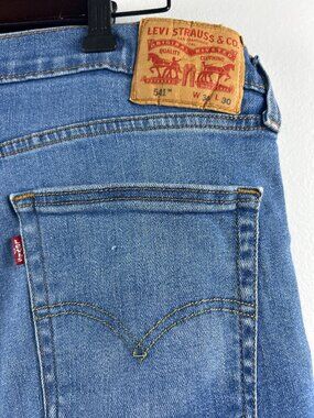 Levi's 541 Athletic Fit Straight Leg Jeans Medium Wash Men's 34x30